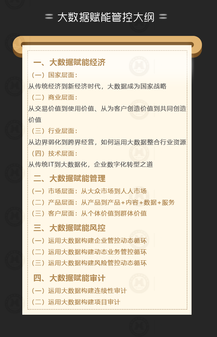 高級內(nèi)控管理師ICM專業(yè)能力證書課程大綱