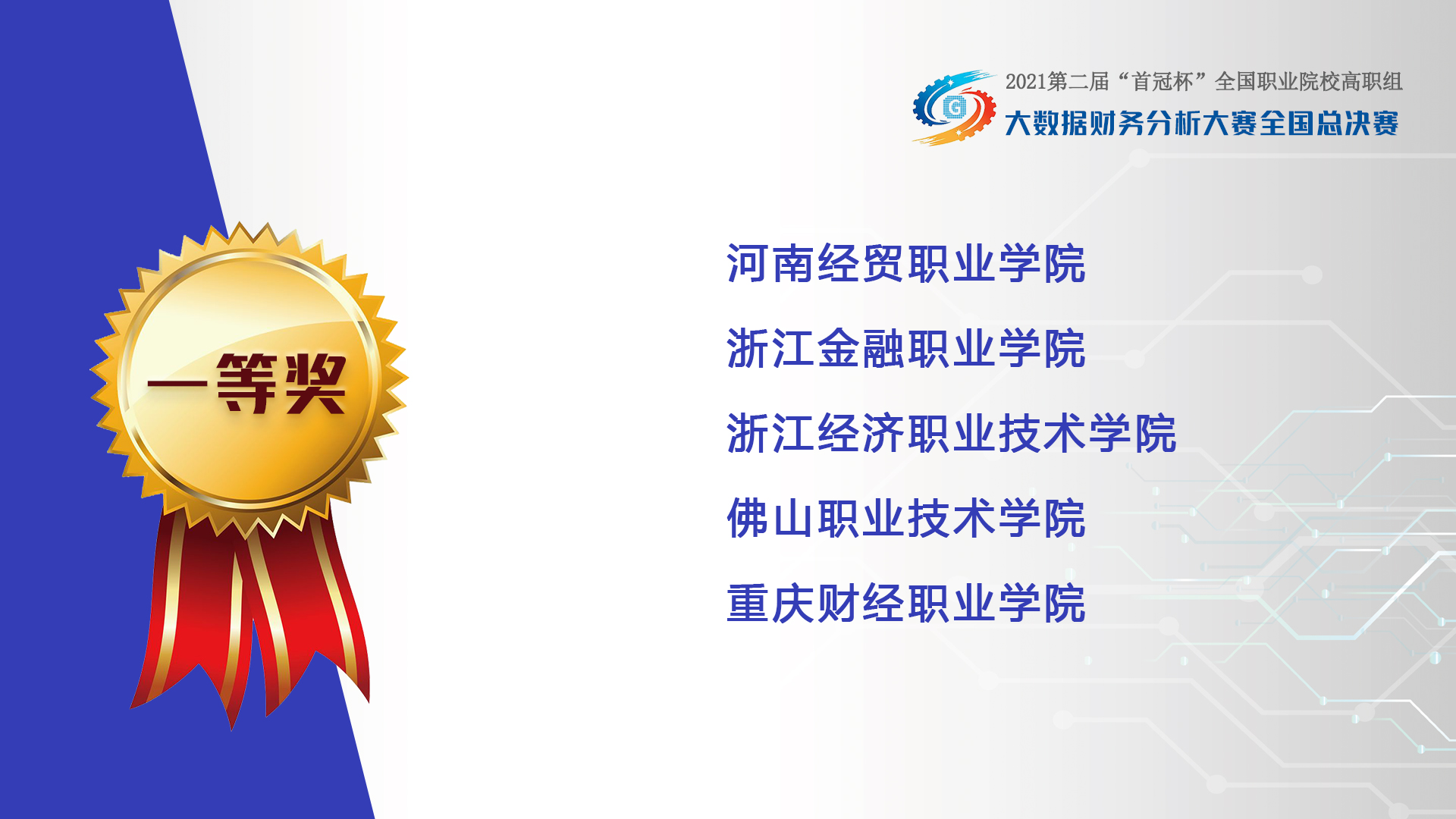 2021年第二屆“首冠杯”全國(guó)職業(yè)院校高職組大數(shù)據(jù)財(cái)務(wù)分析大賽全國(guó)總決賽圓滿(mǎn)落幕