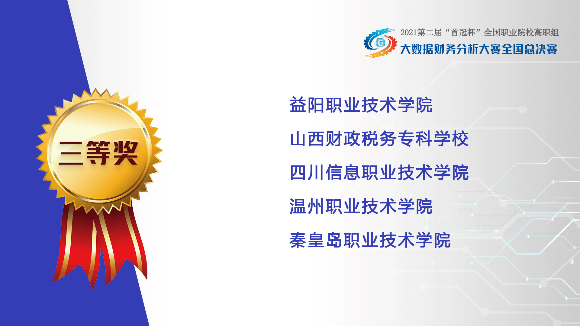 2021年第二屆“首冠杯”全國(guó)職業(yè)院校高職組大數(shù)據(jù)財(cái)務(wù)分析大賽全國(guó)總決賽圓滿(mǎn)落幕